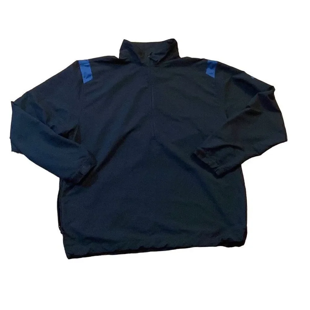Nike Golf Navy Blue Windbreaker Half Zip Jacket XL